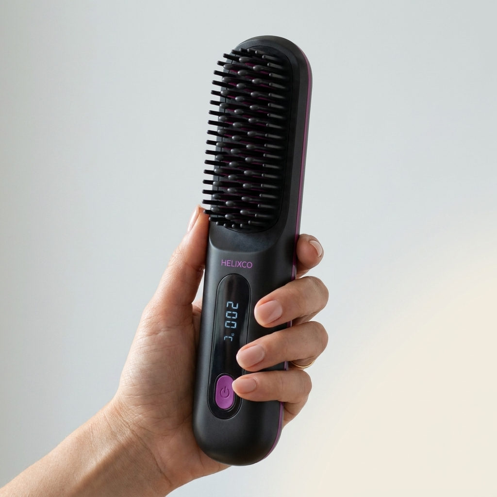 Anti-Frizz Heat Brush Pro