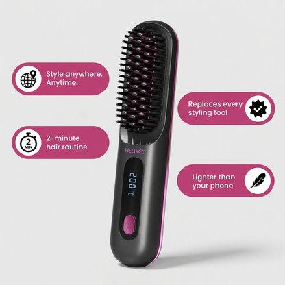 Anti-Frizz Heat Brush Pro