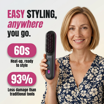Anti-Frizz Heat Brush Pro