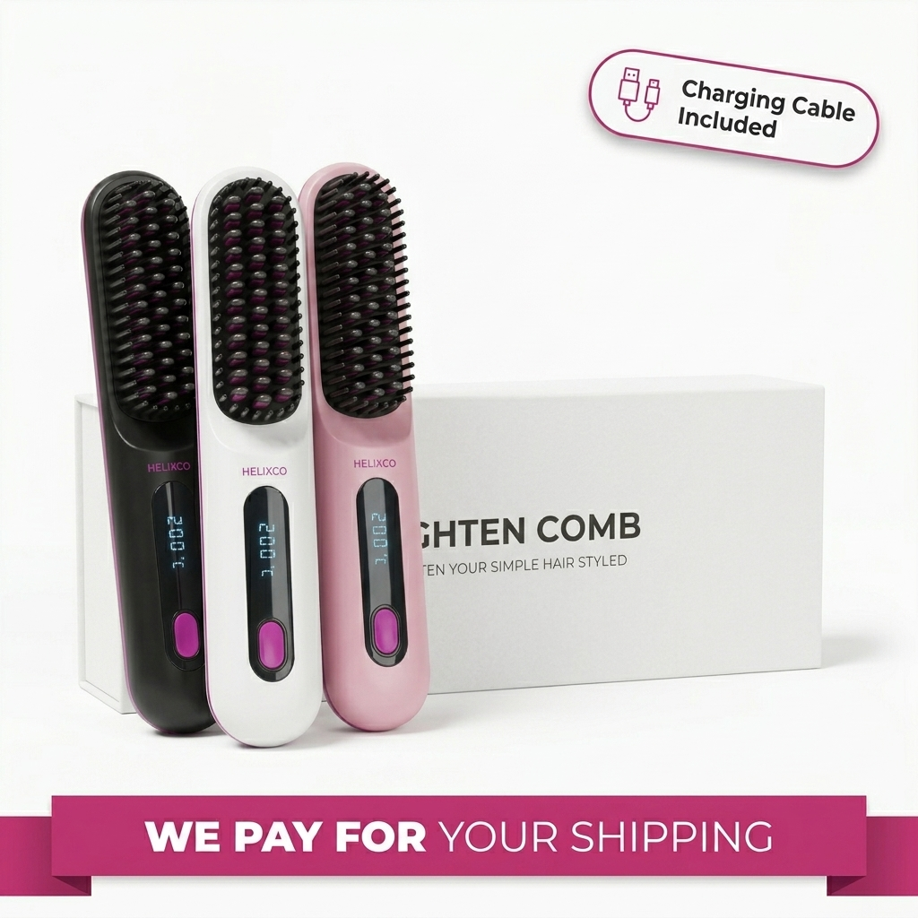 Anti-Frizz Heat Brush Pro